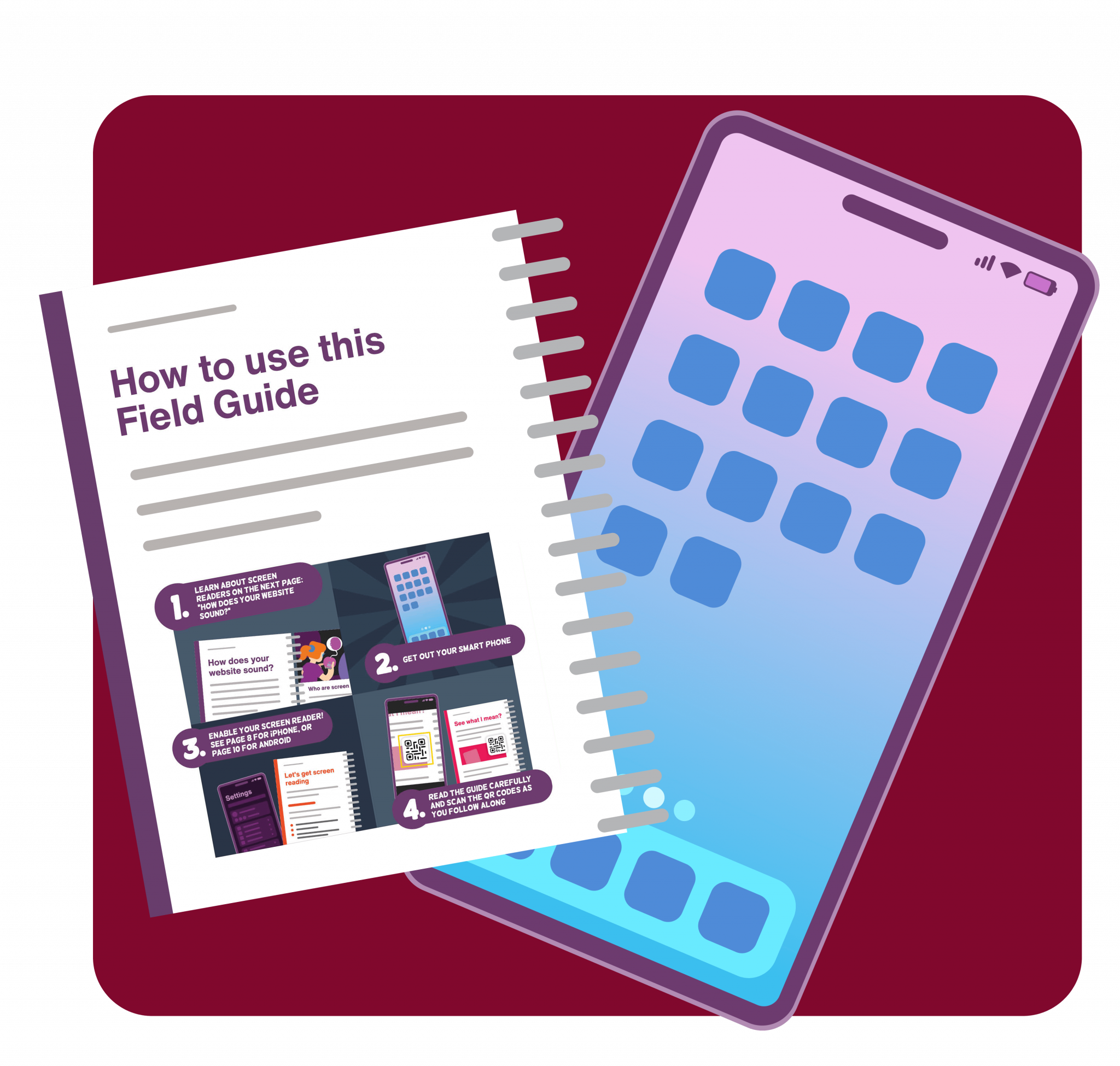 Mobile Screenreader Field guide for mobile screen readers - Silktide